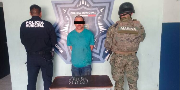 Captura  SSPM a hombre con droga en la Libertad