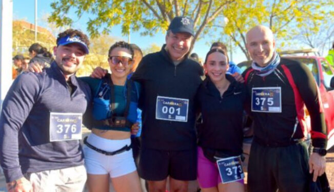 Celebra Alcalde a policías con tradicional carrera de 5K, edición 2025