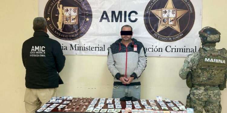 Operativo conjunto AMIC y SEMAR logra cateo positivo en San Luis Río Colorado