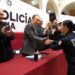 Gobernador Durazo crea Policía Estatal mejor capacitada; reconoce a elementos por 30 años de servicio