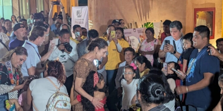 Recorre Sheinbaum CRIT de La Montaña de Guerrero