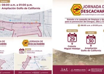 Beneficiará Ayuntamiento de Guaymas con Jornada de Descacharre a colonias