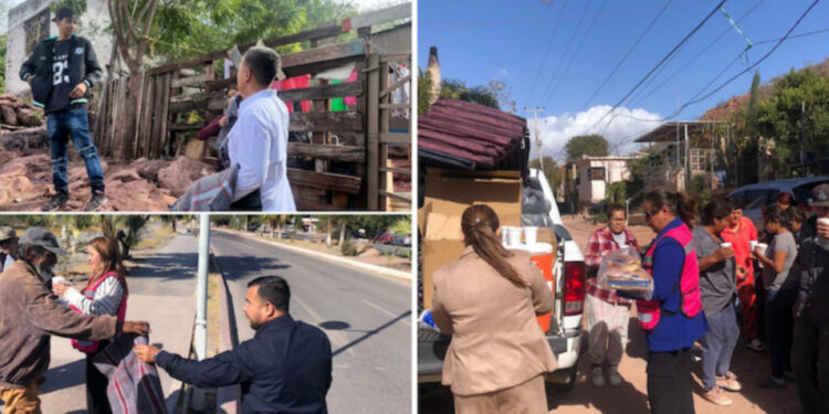 Realizan dependencias recorrido preventivo por bajas temperaturas