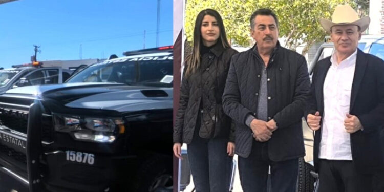 Acompaña Javier Lamarque A Gobernador Alfonso Durazo A Entrega De Patrullas Y Equipamiento Para Policía Estatal