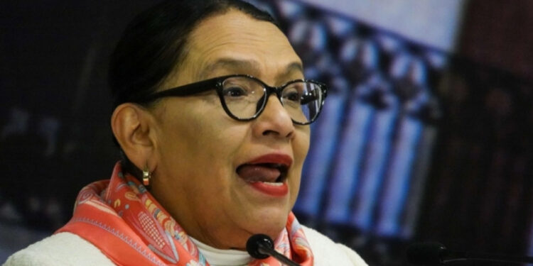 Se reúnen Rosa Icela Rodríguez y Ernestina Godoy con ministros en la Corte