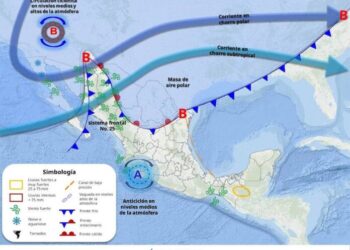 Durante hoy el frente frío No. 25 se extenderá sobre el estado de Sonora