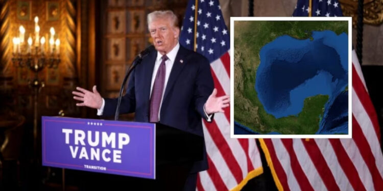 EU cambia oficialmente el nombre de Golfo de México a Golfo de América