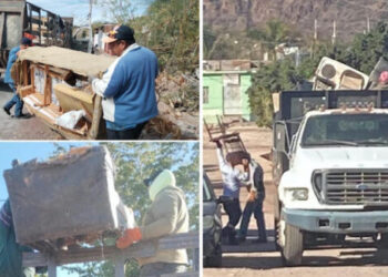 Continúa la Jornada de Descacharre en colonias de Guaymas