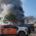 Incendio consume dos bodegas en Monterrey