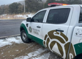 Persisten lluvias, agua y nieve en carreteras del norte, nororiente y oriente de la entidad, conduzca con precaución