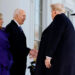 Los Biden dan la bienvenida a los Trump a la Casa Blanca