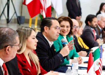 Heriberto Aguilar destaca el impacto del Plan México en el Foro Binacional de Negocios T-MEC