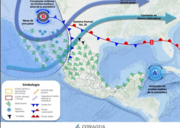 Por frente frío se espera ambiente de muy frío a gélido con posibles heladas