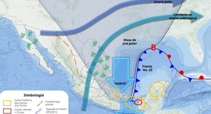 Nuevo sistema invernal podría ocasionar lluvia en Sonora