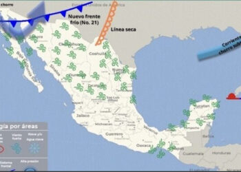 Por nuevo frente frío se esperan heladas el día de hoy