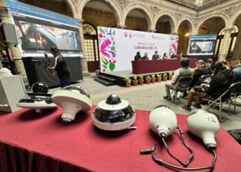 Reforzará la videovigilancia el gobierno con la instalación de 48 mil 800 cámaras