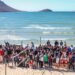 Inaugura Ayuntamiento de Guaymas el torneo de eliminatoria estatal de voleibol de playa.