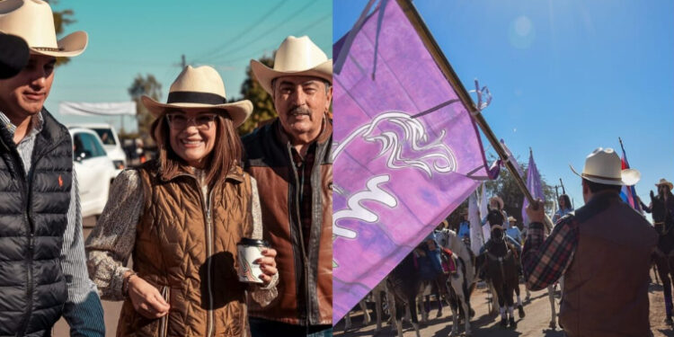 Acompaña Javier Lamarque arranque del 15 aniversario de la cabalgata con aroma de mujer en el camp0 30