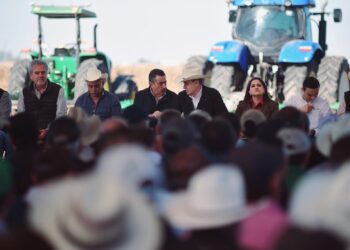 Acompaña Javier Lamarque al gobernador Alfonso Durazo en arranque del plan emergente de rastreo fitosanitario en cajeme