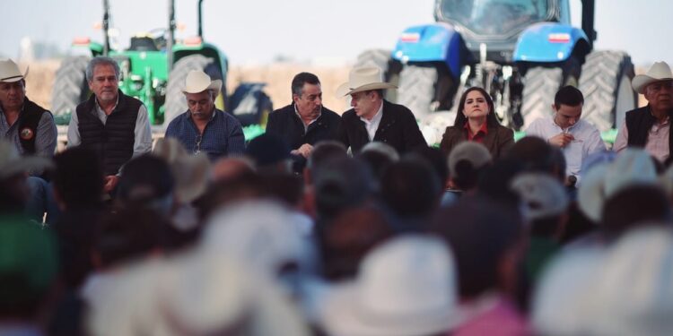 Acompaña Javier Lamarque al gobernador Alfonso Durazo en arranque del plan emergente de rastreo fitosanitario en cajeme