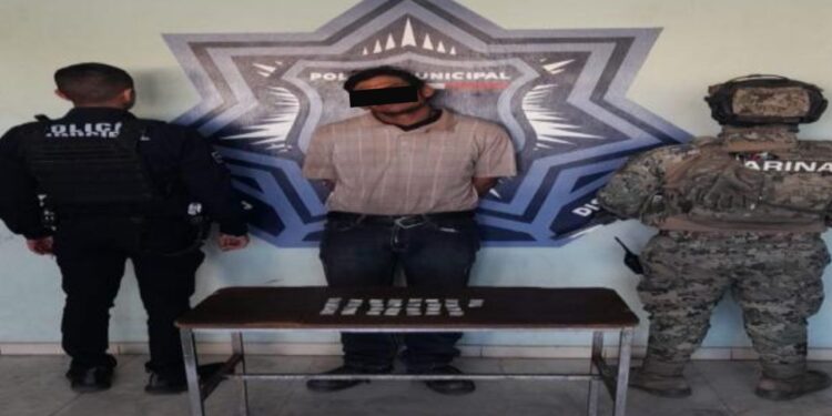 Detienen a uno por presunta posesión de droga en Cajeme