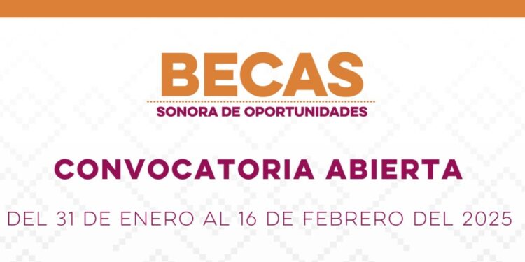 Invita Gobierno de Sonora a jóvenes universitarios a registrarse en convocatoria de becas
