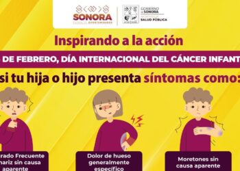 El cáncer infantil es curable si se detecta a tiempo: Salud Sonora