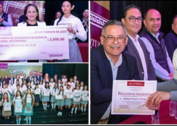 Reconoce Ayuntamiento de Guaymas a los alumnos de excelencia académica