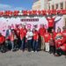 Asisten cientos de Cajemenses a la caravana «amor es paz»