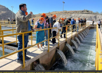 Recorren participantes del concurso Salvemos el Aguah potabilizadoras del Municipio