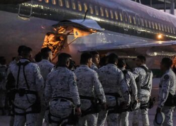 Claudia Sheinbaum Pardo inició con el despliegue de 10 mil elementos de fuerzas federales en la frontera con Estados Unidos.