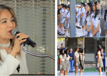 Con éxito se realizó la demostración de escoltas entre secundarias generales de Cajeme