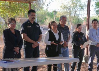Visita programas en prevención del delito el  EJIDO FRANCISCO VILLA EN CAJEME
