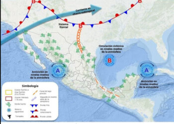 Se espera que durante los días 14 y 15 de febrero un nuevo sistema pudiera ingresar a Sonora
