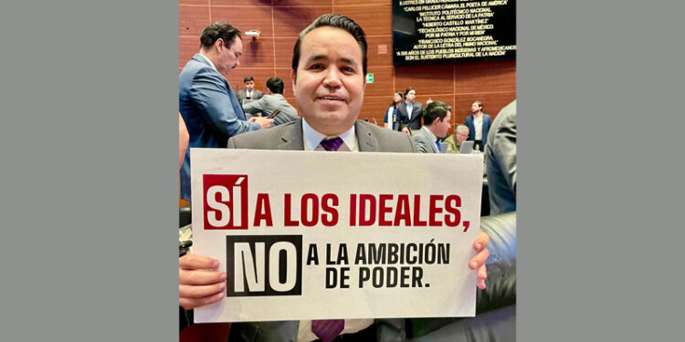 Con Morena, la democracia se fortalece; adiós a la reelección y al nepotismo: Heriberto Aguilar