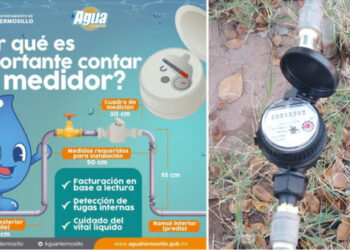 Invita Agua de Hermosillo a solicitar instalación del medidor en hogares