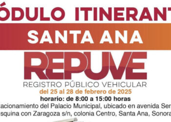 Trasladan módulo itinerante de Repuve a Santa Ana
