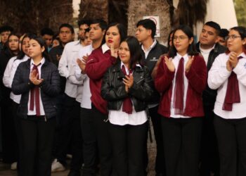 Realiza Gobierno Municipal “Lunes de Honores y Civismo” en la UPN Huatabampo