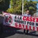 Cierran la calle Obregón y Comendador, vecinos de la colonia Villa Satélite.