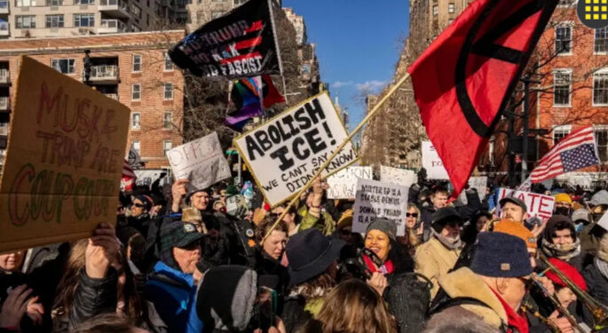 Protestan contra golpe de Trump