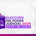 1.5 millones de ciudadanos participar en casillas de la elección judicial