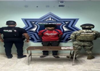 Detiene  SSPM y MARINA a sujeto con presunta posesión de droga en Cajeme