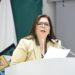 La diputada Gabriela Tapia Fonllem expresa su apoyo a la lucha del magisterio contra las reformas a la Ley del ISSSTE