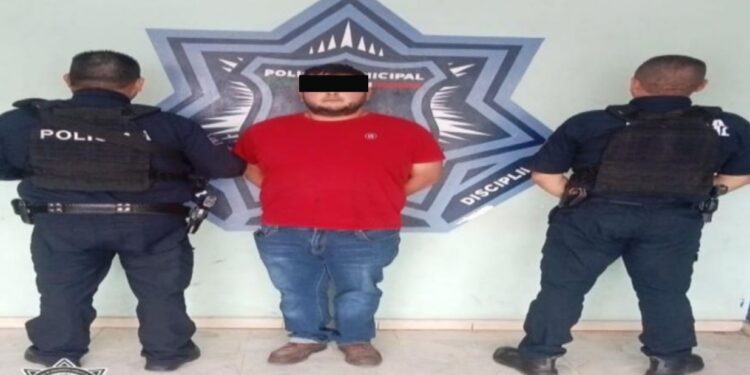 Atiende  UMAV reporte pro violencia familiar en la colonia Pradera del Sur en Cajeme