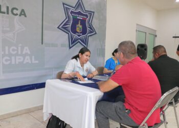 Módulo de atención para la salud masculina brinda servicios médicos a elementos de la SSP de Cajeme