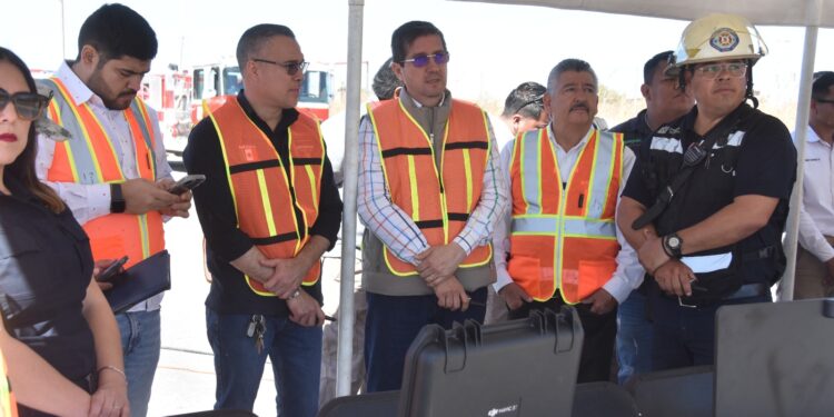 Realizan en Navojoa Mega Simulacro de Emergencía Química