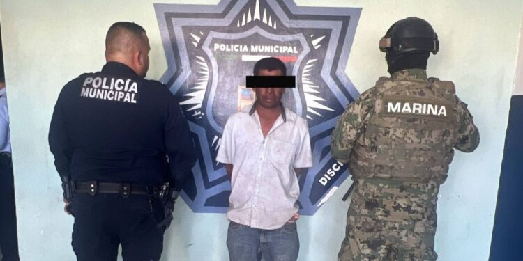 Detienen SSPM y MARINA a persona por presunto homicidio doloso