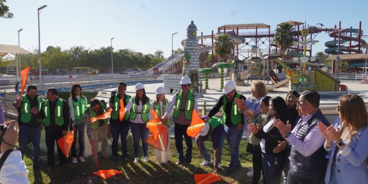Arranca remodelación del parque infantil para recibir a visitantes en semana santa
