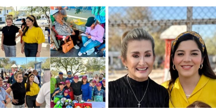 Las diputadas Ely Sallard y Amairany Peña acercan servicios gratuitos a vecinos de Villa Bonita de Hermosillo