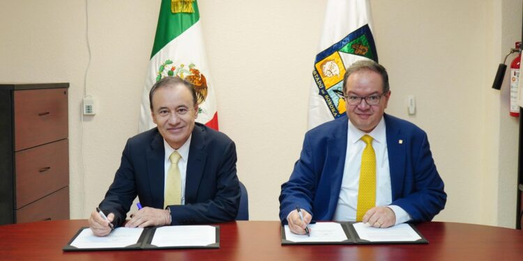 Gobernador Durazo sella alianza histórica con la UNAM para impulsar Plan Sonora